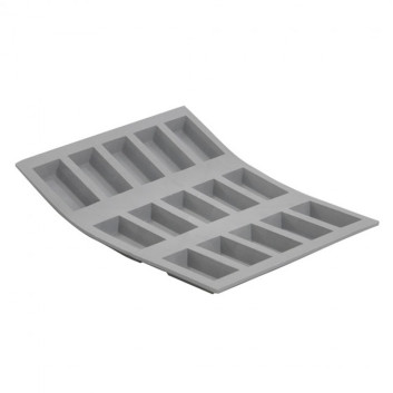 Elastomoule DE BUYER à 15 mini-financiers moule en silicone