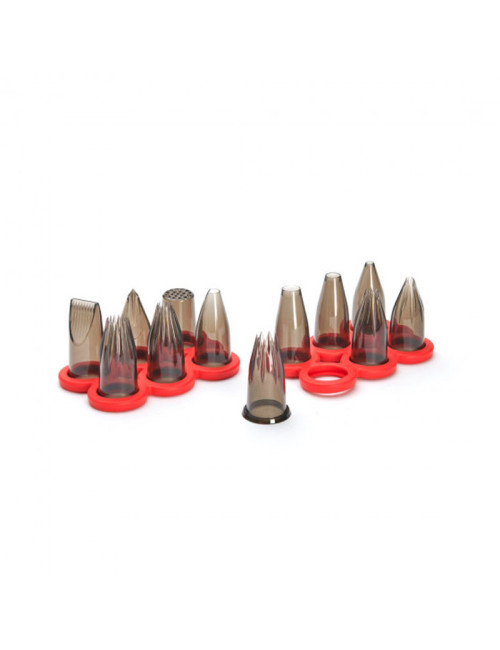 Coffret mix de 12 douilles DE BUYER pour Le Tube