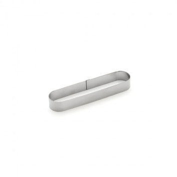 Cercle à pâtisserie DE BUYER oblong Mathieu Blandin en inox