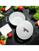 Cocotte en fonte LA COCOTTE FRANCAISE 26cm Blanc neige des massifs pyrénéens