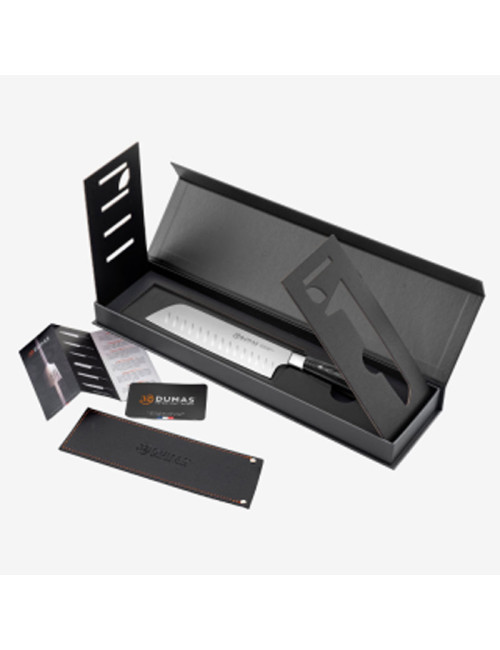 Couteau Santoku 32 DUMAS Signature Micarta couteau de cuisine