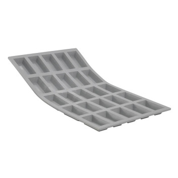 Elastomoule DE BUYER à 25 mini-financiers moule en silicone