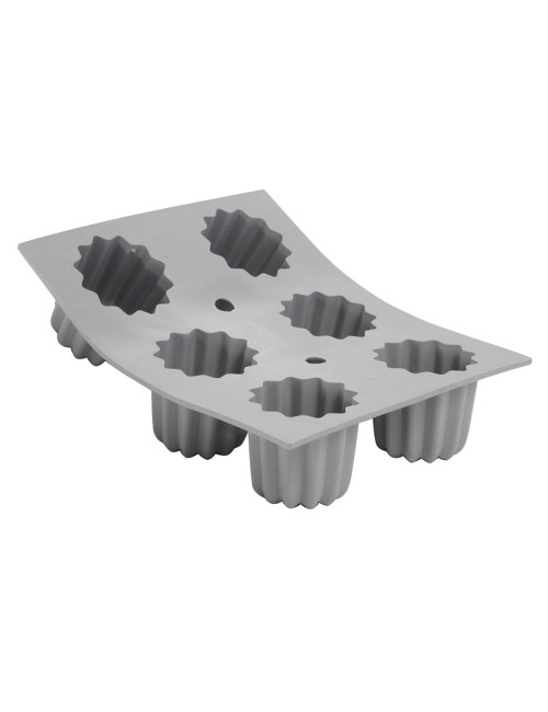 Elastomoule DE BUYER à 6 cannelés Bordelais moule en silicone