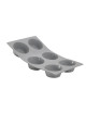 Elastomoule DE BUYER à 6 muffins en silicone