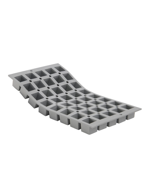 Elastomoule DE BUYER à 40 mini cubes moule plaque en silicone