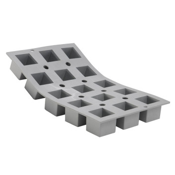 Elastomoule DE BUYER à 15 petits cubes moule plaque en silicone