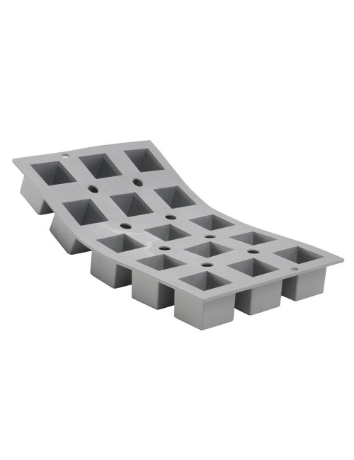 Elastomoule DE BUYER à 15 petits cubes moule plaque en silicone