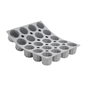 Elastomoule DE BUYER à 20 mini cannelés Bordelais moule plaque en silicone