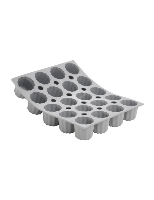 Elastomoule DE BUYER à 20 mini cannelés Bordelais moule plaque en silicone
