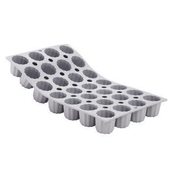 Elastomoule DE BUYER à 28 mini cannelés Bordelais moule plaque en silicone