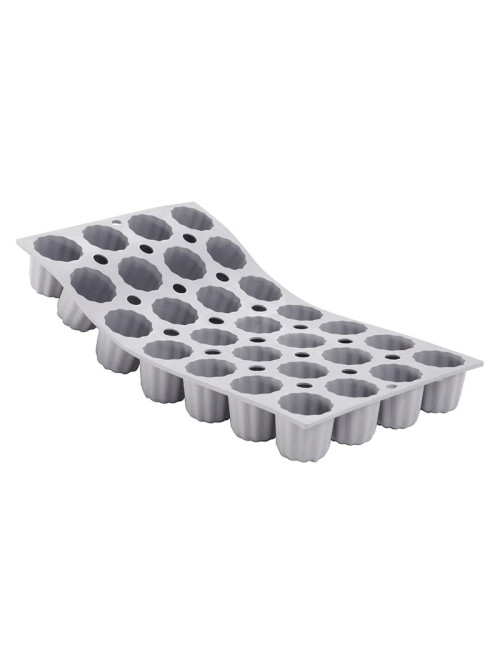 Elastomoule DE BUYER à 28 mini cannelés Bordelais moule plaque en silicone