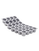Elastomoule DE BUYER à 28 mini cannelés Bordelais moule plaque en silicone