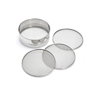 Tamis DE BUYER en inox avec 4 mailles interchangeables