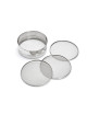 Tamis DE BUYER en inox avec 4 mailles interchangeables