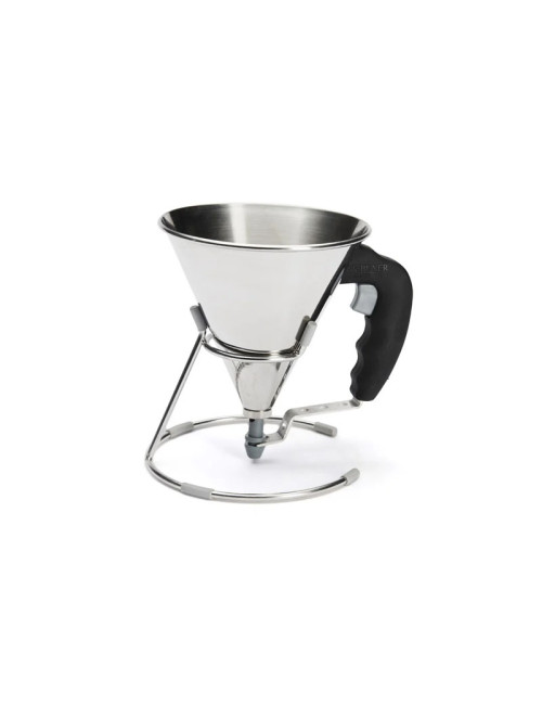 Entonnoir à piston DE BUYER en inox Kwik 0.8L - 5 coloris