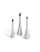 Lot de 3 douilles à garnir DE BUYER en inox