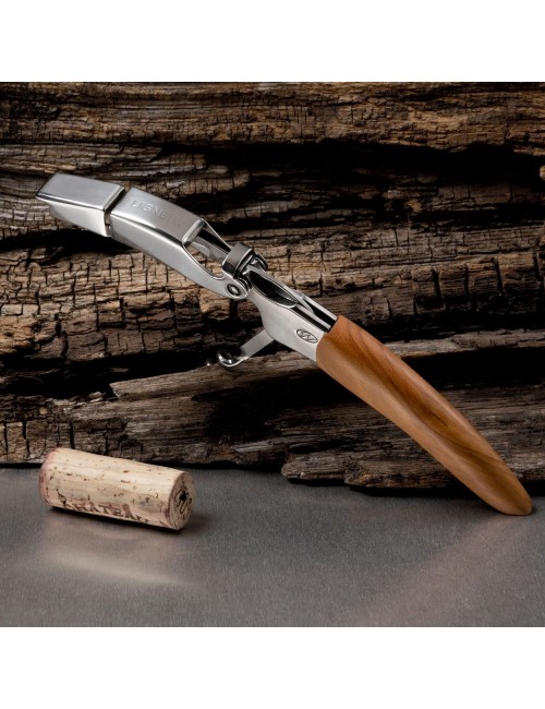 Sommelier Prestige bois Olivier avec écrin bois Ligne W