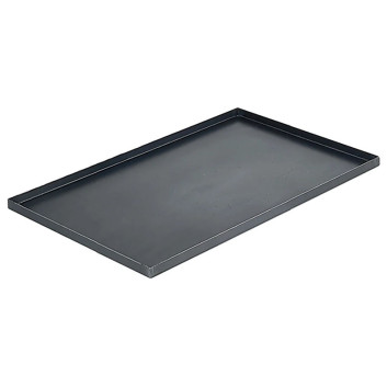 Plaque de cuisson Gn DE BUYER rectangulaire en acier bords droits 53x33cm