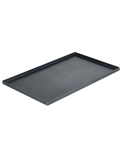Plaque de cuisson Gn DE BUYER rectangulaire en acier bords droits 53x33cm
