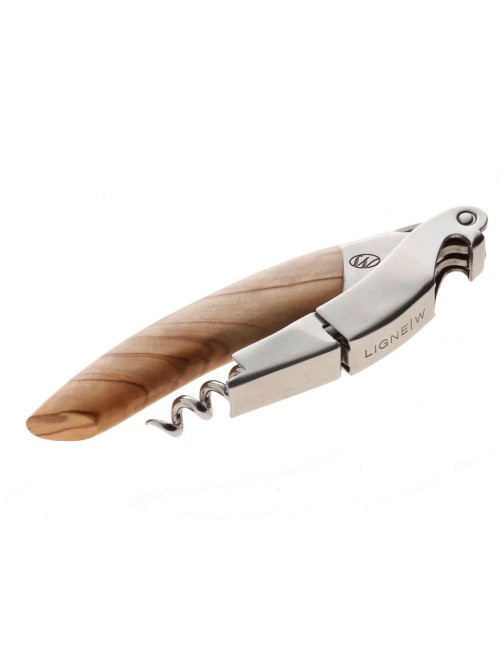 Sommelier Prestige bois Olivier avec écrin bois Ligne W