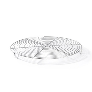 Grille ronde avec pieds DE BUYER en inox - 2 tailles
