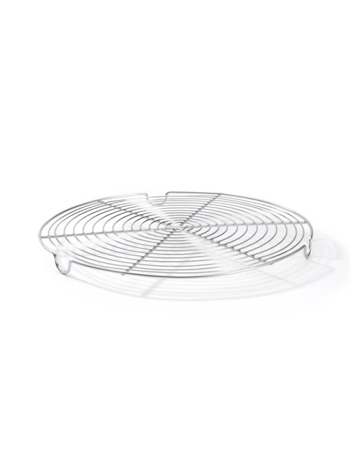 Grille ronde avec pieds DE BUYER en inox - 2 tailles