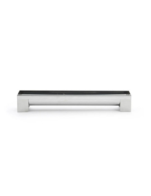 Gouttière à bûche ronde DE BUYER en inox - 3 tailles
