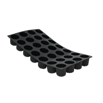 Moulflex DE BUYER moule plaque à 28 mini-cannelés Bordelais