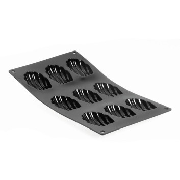 Moulflex DE BUYER moule plaque à 9 madeleines