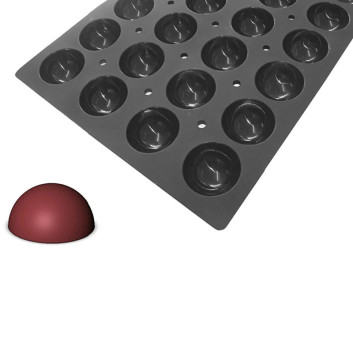 Moulflex Pro DE BUYER moule plaque à 28 demi-sphères