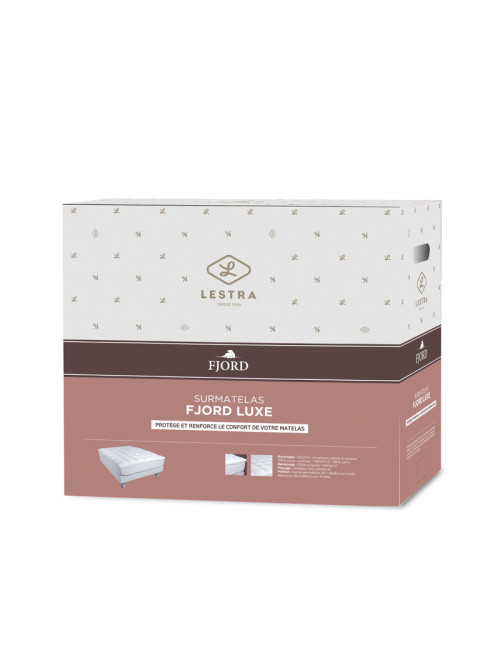 Surmatelas LESTRA Fjord Luxe Microduv - 5 tailles