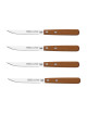 Coffret Chefs Table Steak Cerisier NOGENT 4 pièces couteaux