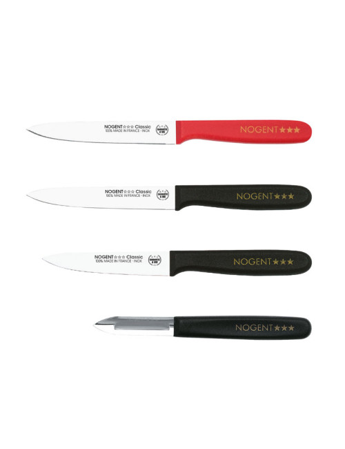Coffret Chefs Cuisine Polypro NOGENT 4 pièces couteaux