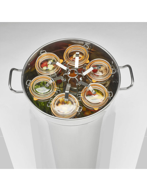 Bouilleur Traiteur GUILLOUARD en inox pour 12 bocaux 37L