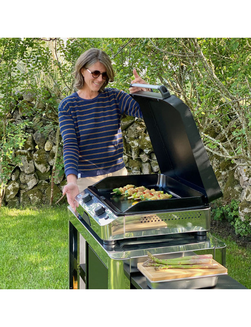Couvercle pour Plancha ENO Fusion 60cm Noir