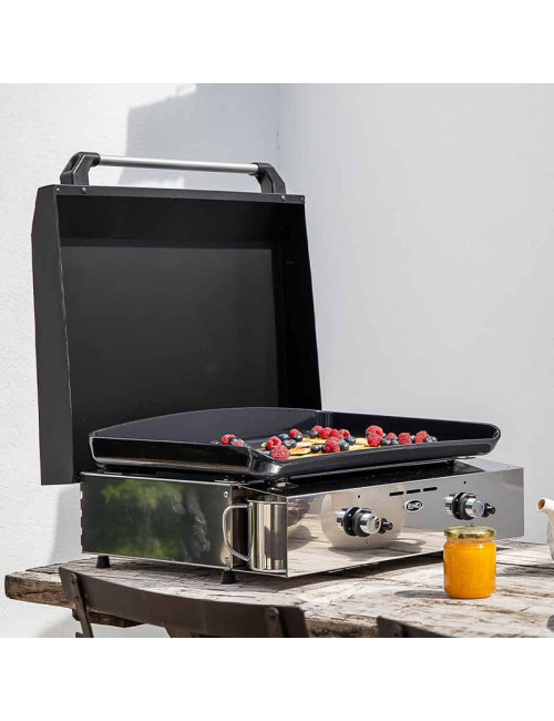 Plancha gaz ENO Initial 50cm 2 brûleurs inox