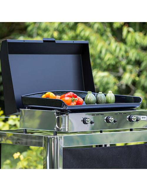 Plancha gaz ENO Initial 65cm 3 brûleurs inox