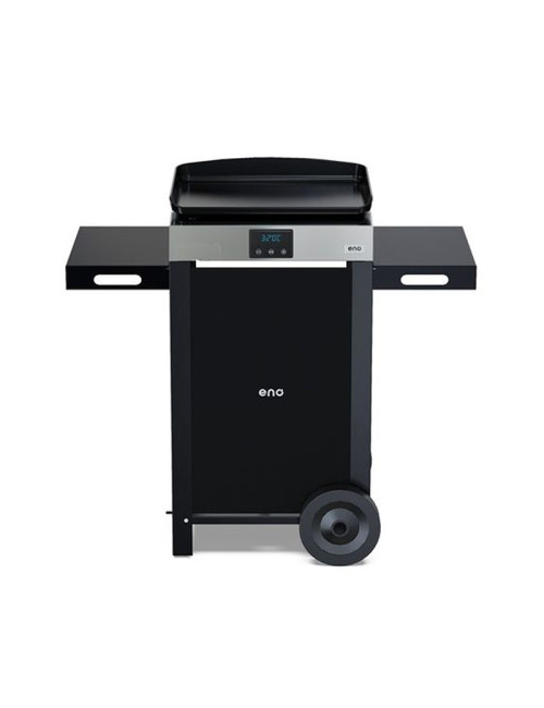 Combo plancha électrique chariot ENO Initial 50cm inox noir