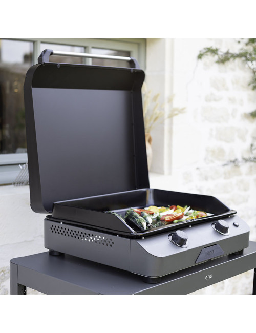 Plancha gaz ENO Fusion 60cm 2 brûleurs - 2 coloris