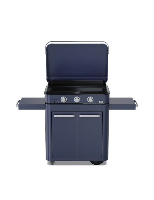 Combo plancha gaz chariot ENO Enosign 80cm 3 brûleurs - 3 coloris