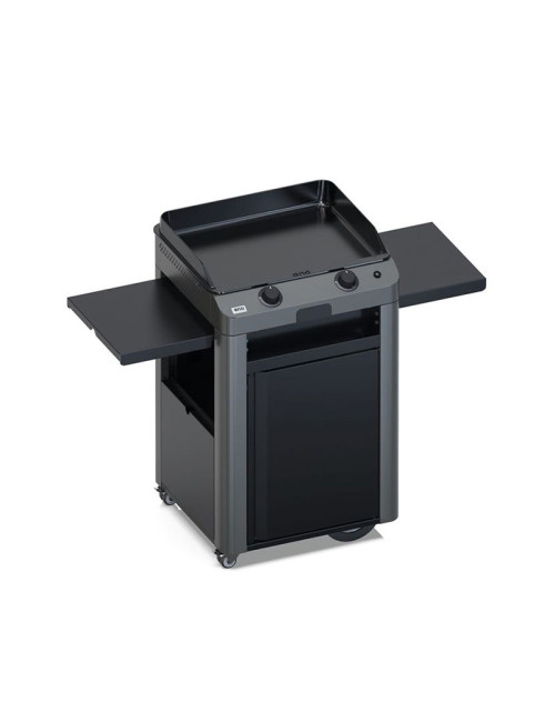 Combo plancha gaz chariot ENO Fusion 60cm 2 brûleurs - 2 coloris