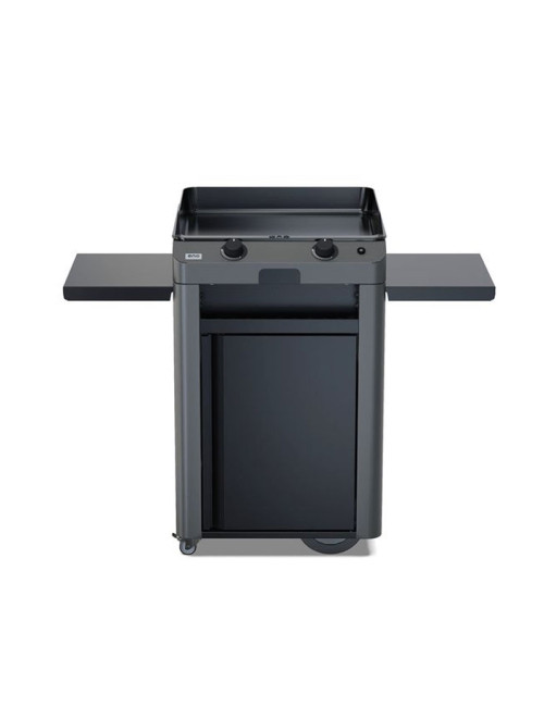 Combo plancha gaz chariot ENO Fusion 60cm 2 brûleurs - 2 coloris