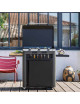 Combo plancha gaz chariot ENO Fusion 75cm 2 brûleurs - 2 coloris