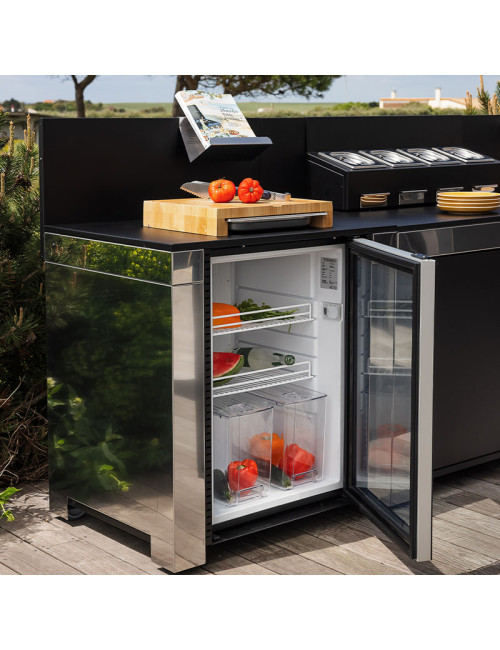 Réfrigérateur Frigo ENO 115L avec Kit Modulo cuisine d'extérieur
