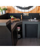 Module ENO d'angle 80cm cuisine d'extérieur - 2 coloris