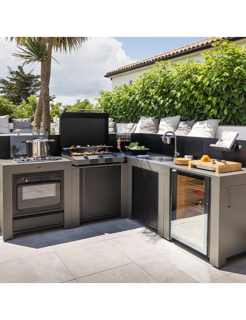 Module ENO 80cm pour frigo 115L cuisine d'extérieur - 2 coloris