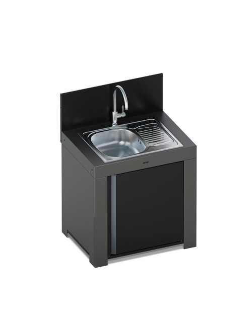 Module évier avec égouttoir ENO 80cm cuisine d'extérieur - 2 coloris