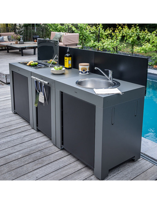 Module évier ENO 80cm cuisine d'extérieur - 2 coloris