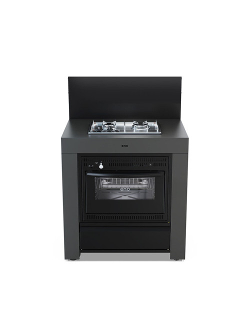 Module Combiné ENO 80cm table cuisson et four cuisine d'extérieur - 2 coloris