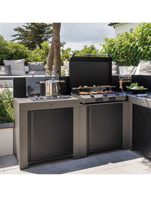 Module table Master encastrée ENO 80cm cuisine d'extérieur - 2 coloris
